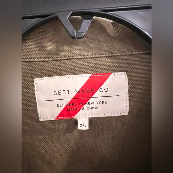 Best Made Co. Men’s Hatched Canvas Chore Coat - Picture 3 of 4
